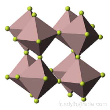 fluorure d&#39;aluminium point et croix